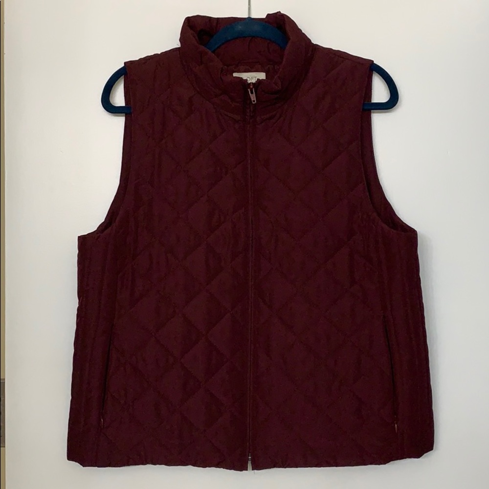 Ann Taylor Loft maroon vest